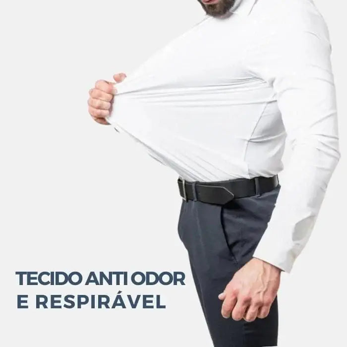 Camisa Social de Algodão Masculina Treviso