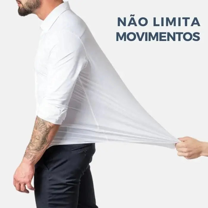 Camisa Social de Algodão Masculina Treviso