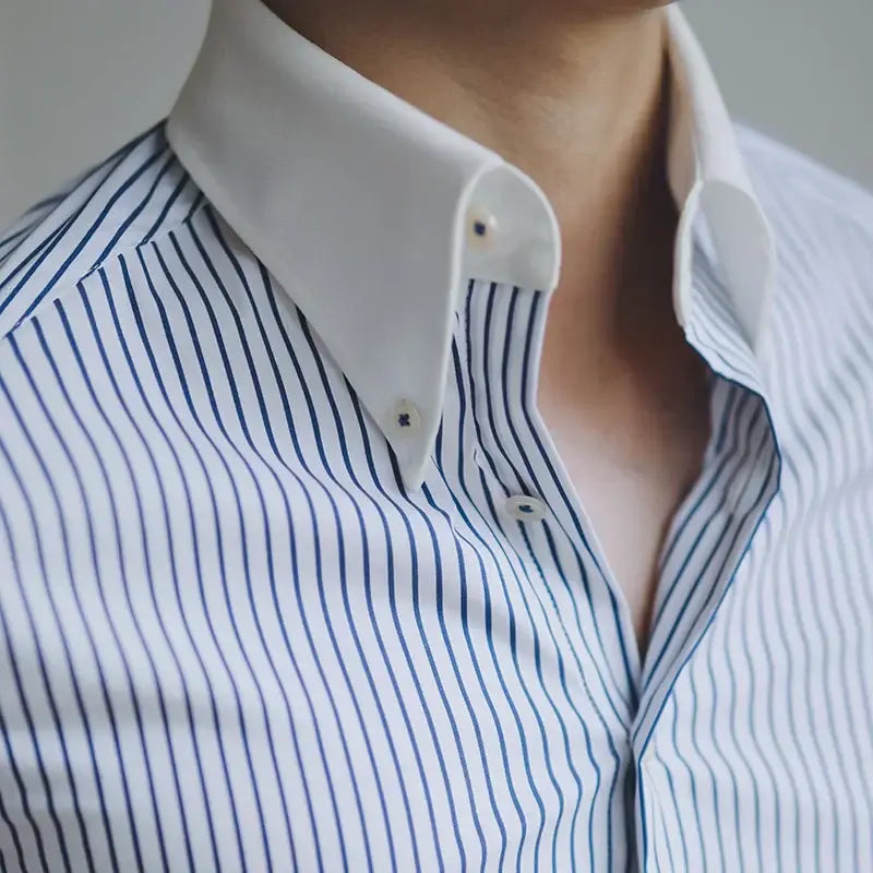 Camisa Social Listrada Masculina Orvieto
