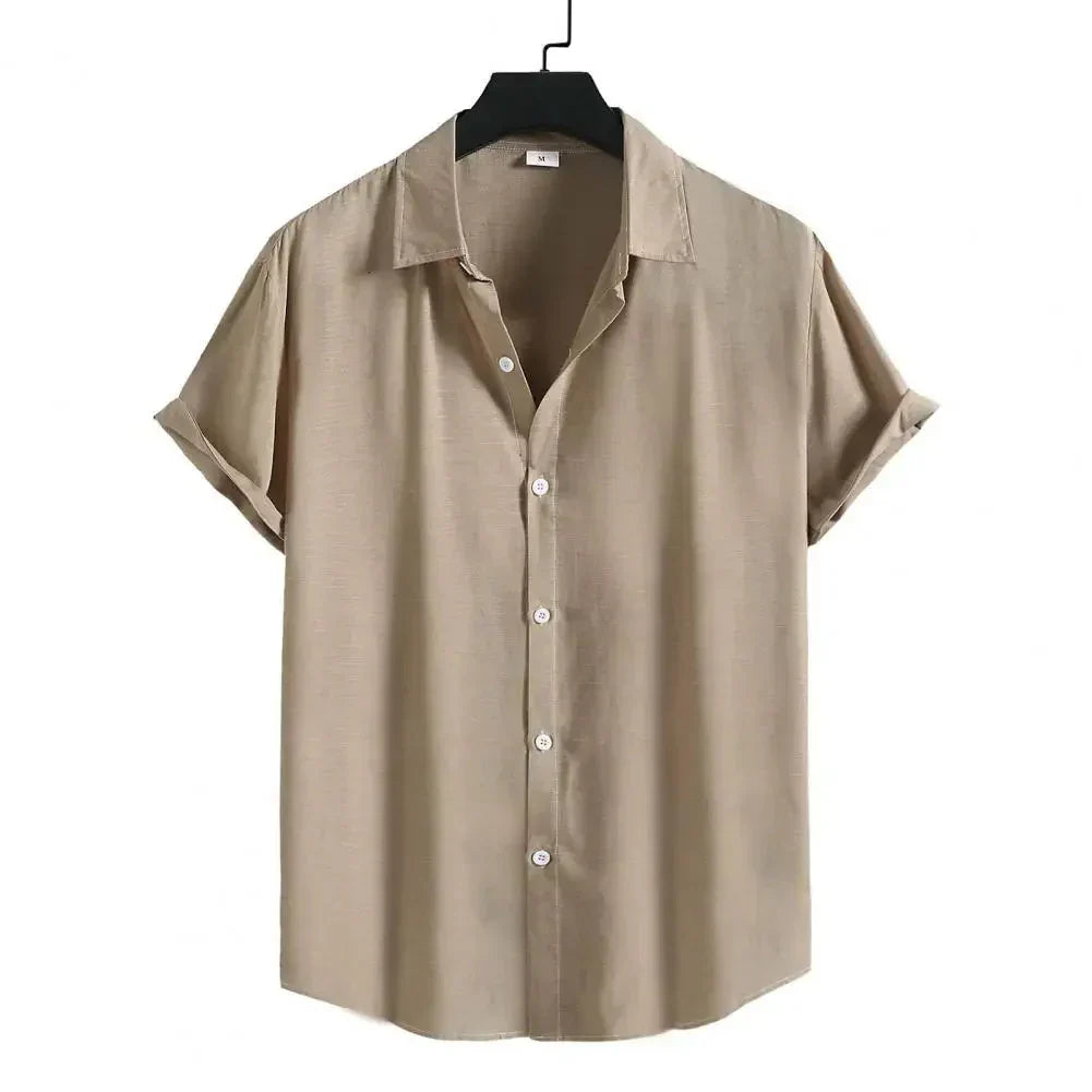 Camisa Manga Curta Lisa