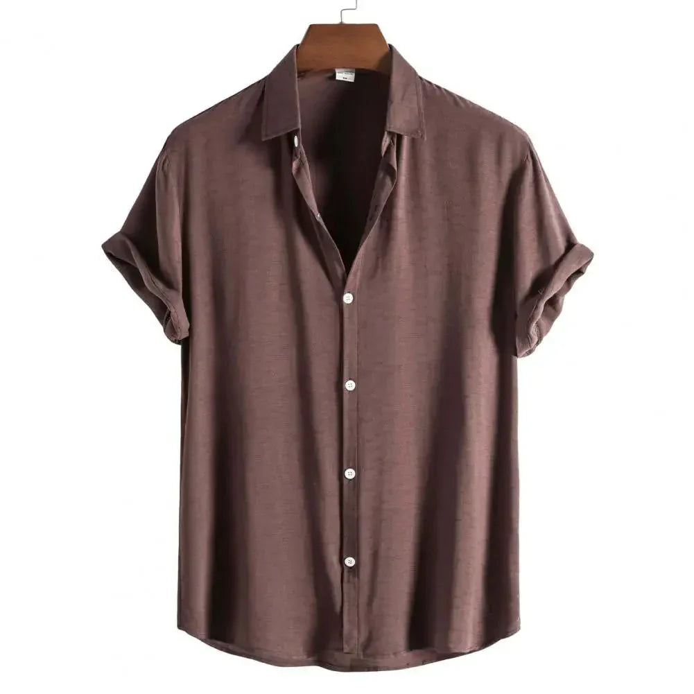 Camisa Manga Curta Lisa