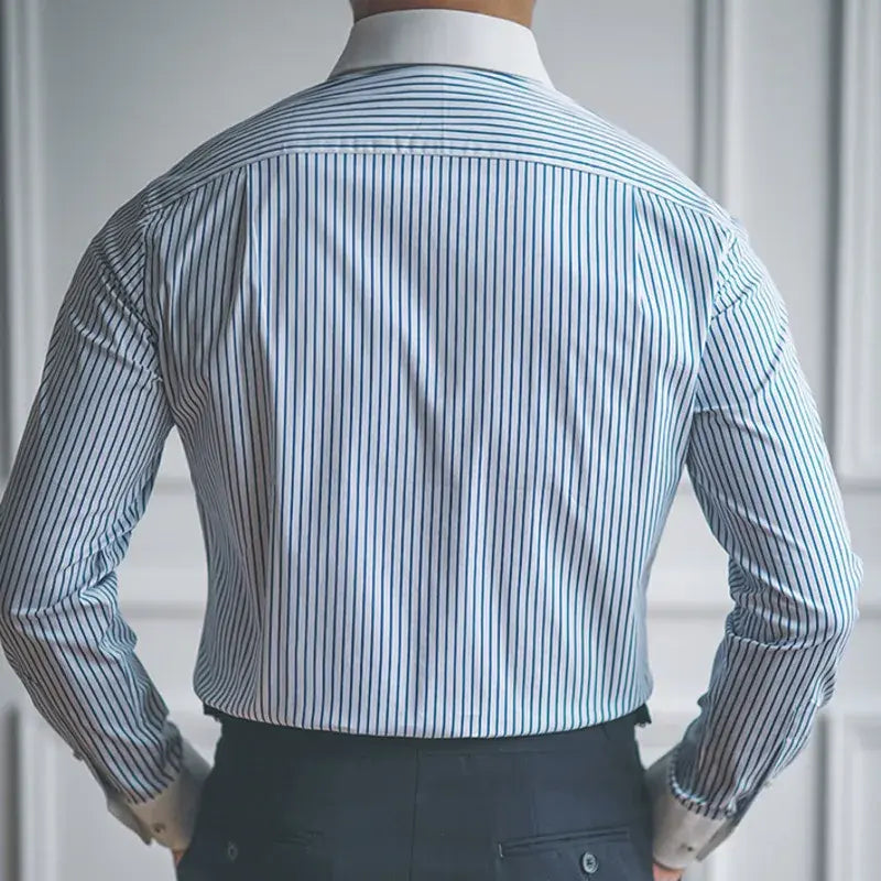 Camisa Social Listrada Masculina Orvieto